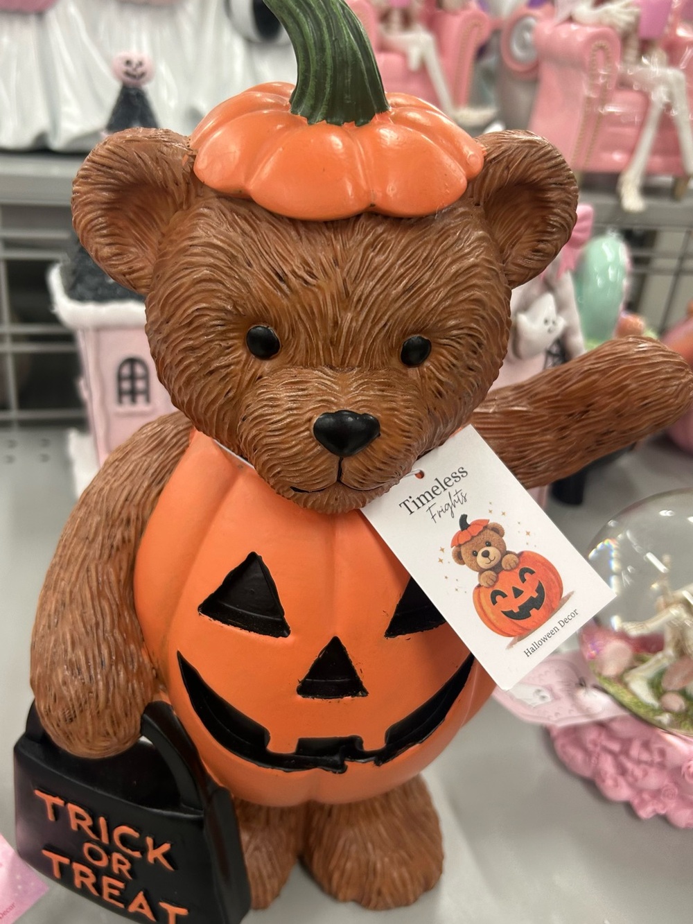 NEW Viral Halloween Pumpkin Bear Decor